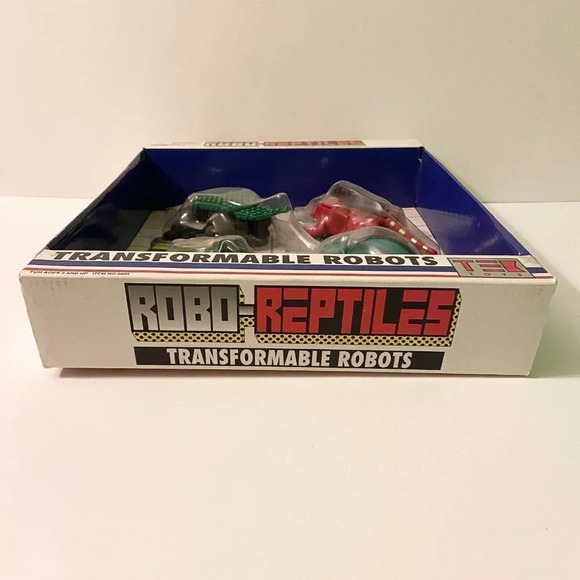 Vintage 90s Tek Toys Robo Reptiles Transformable Robots  Gilla Monster Iguana - Picture 8 of 14